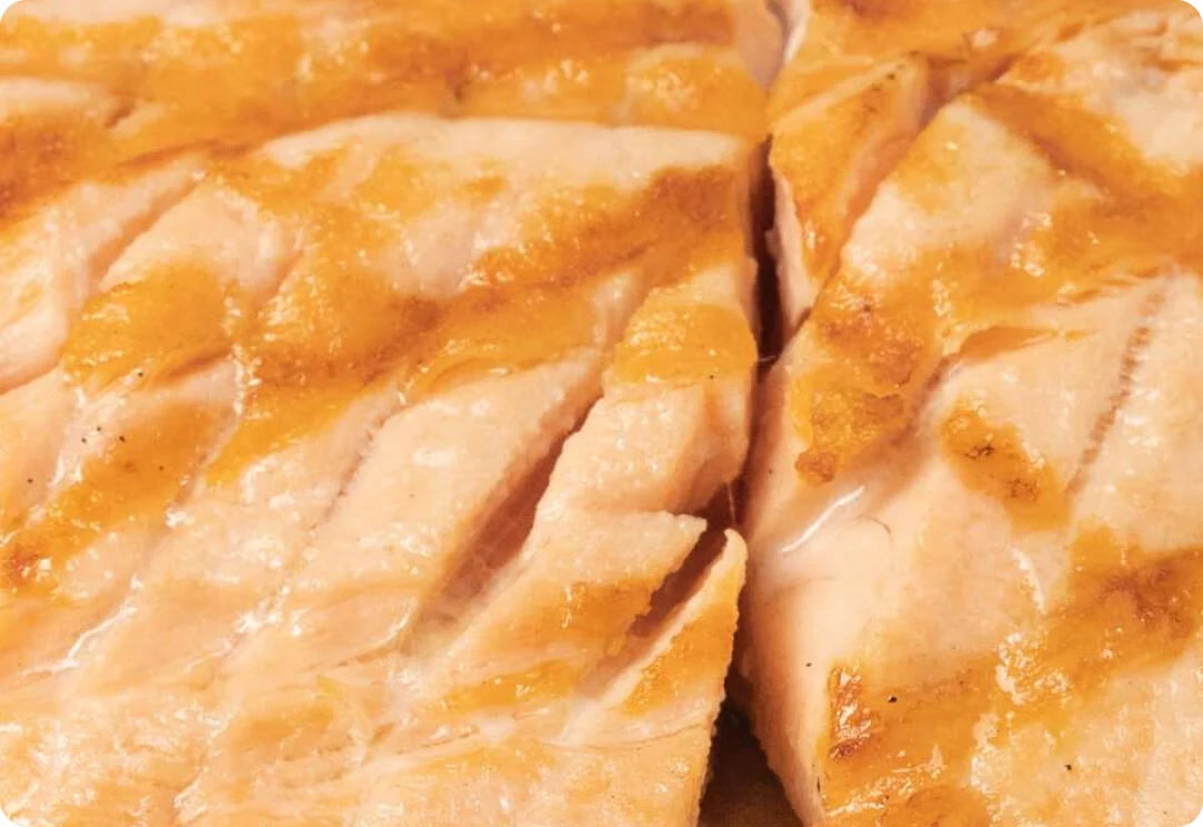 Salmón grillado