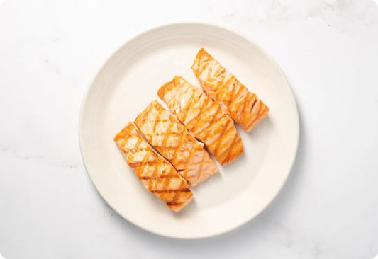 Salmón grillado